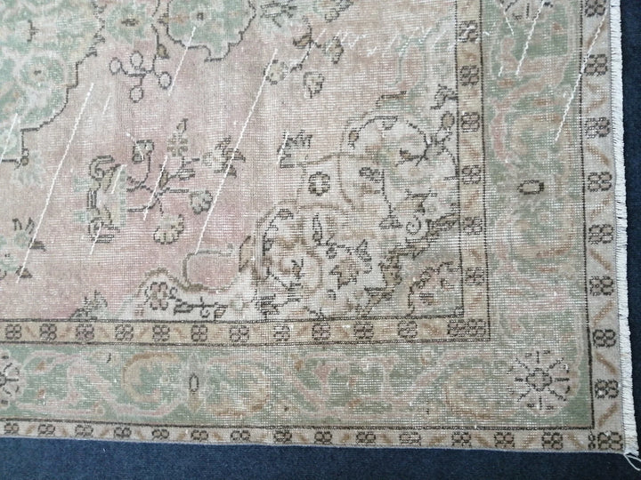Rust Turkish Runner Rug 5' x 8' 11" Hand-Knotted | No. WR45218