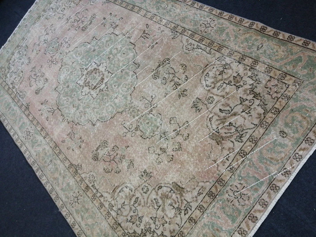 Rust Turkish Runner Rug 5' x 8' 11" Hand-Knotted | No. WR45218