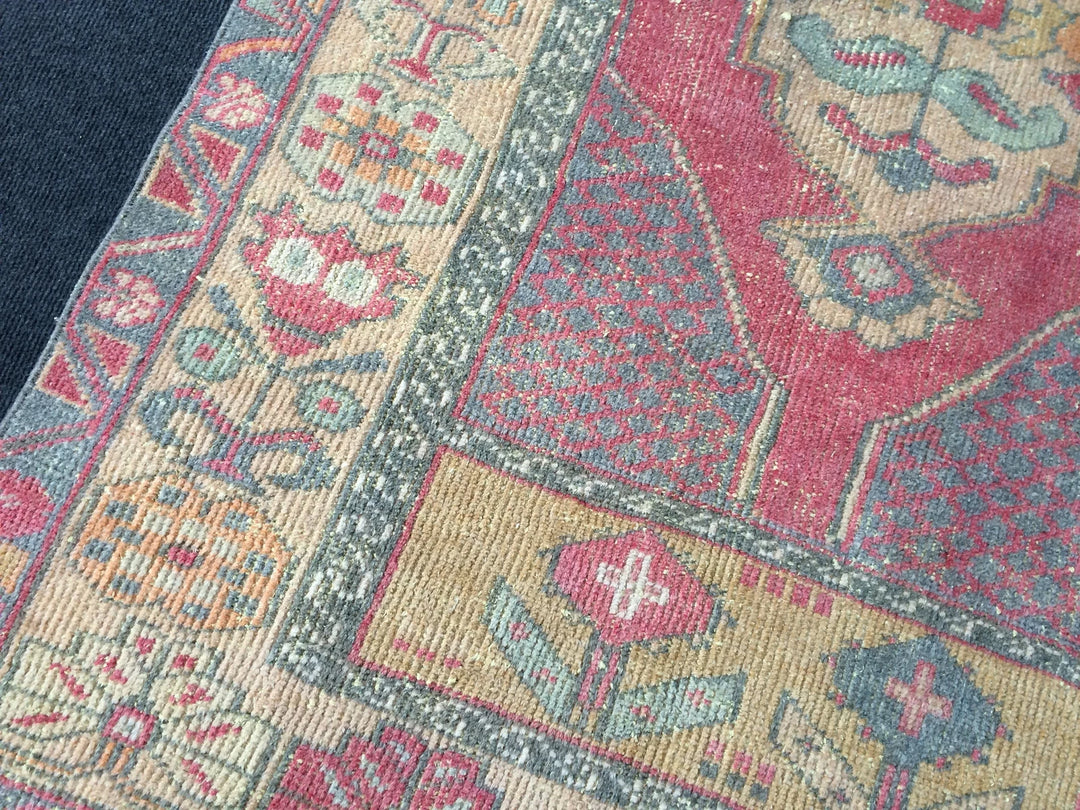 Rust Turkish Oushak Rug Hand-Knotted | No. WR45439