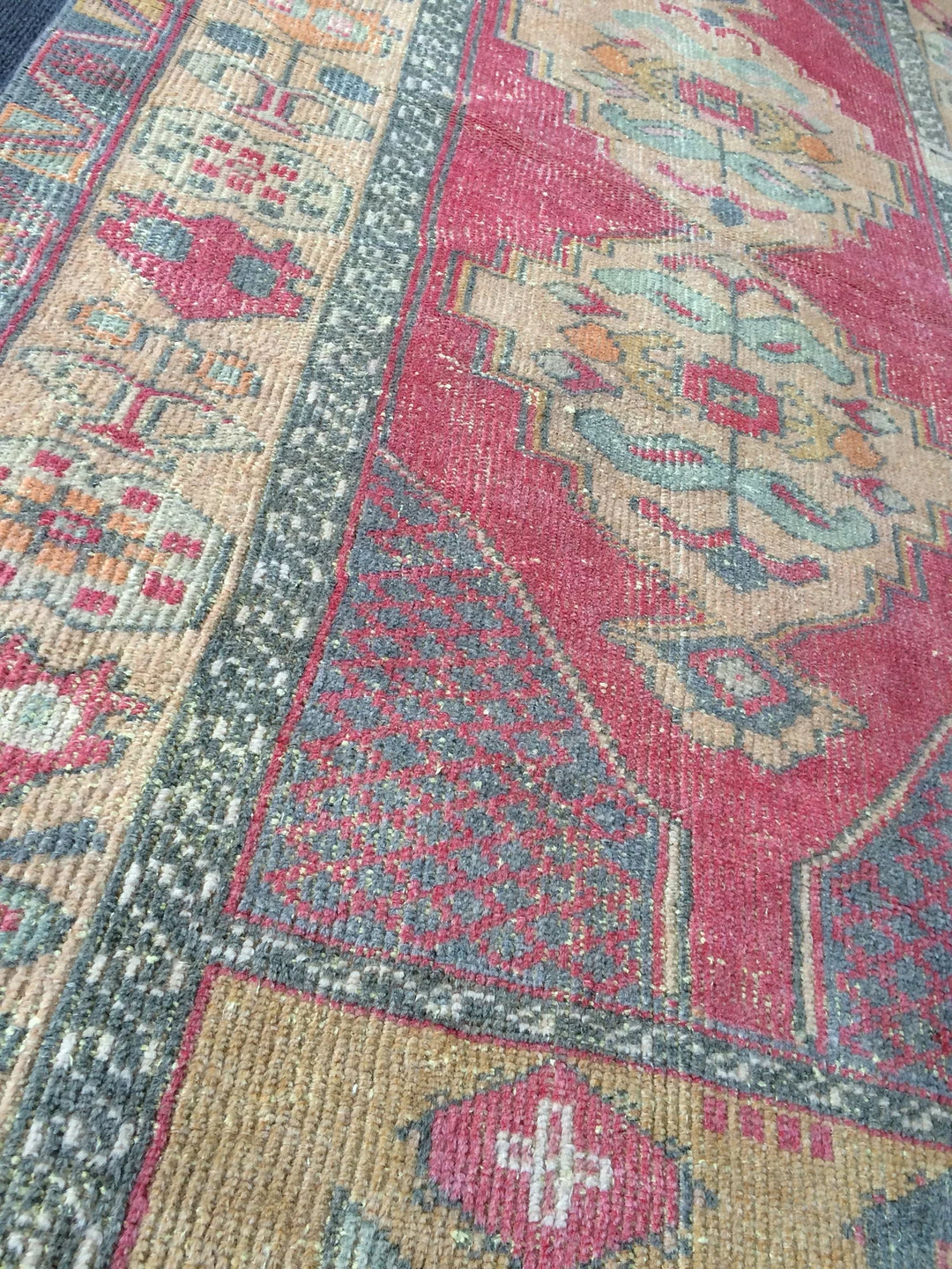 Rust Turkish Oushak Rug Hand-Knotted | No. WR45439