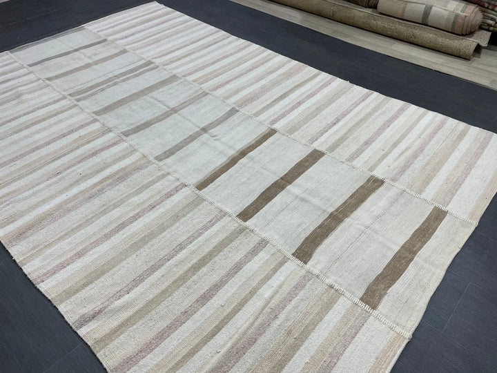 Rust Turkish Runner Rug 6' 5" x 9' 8" Hand-Knotted | No. WR45461