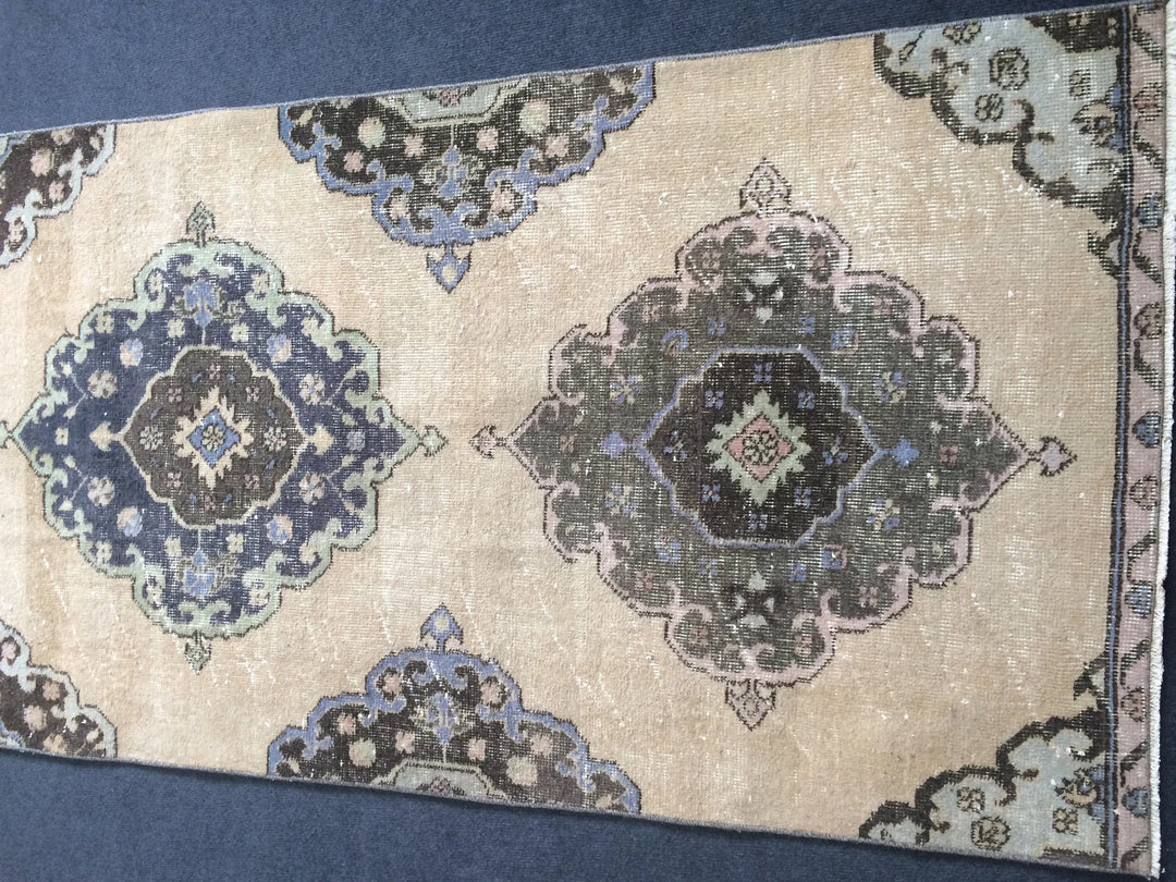 Turkish Runner Rug 3' x 12' 2" Hand-Knotted | No. WR45578