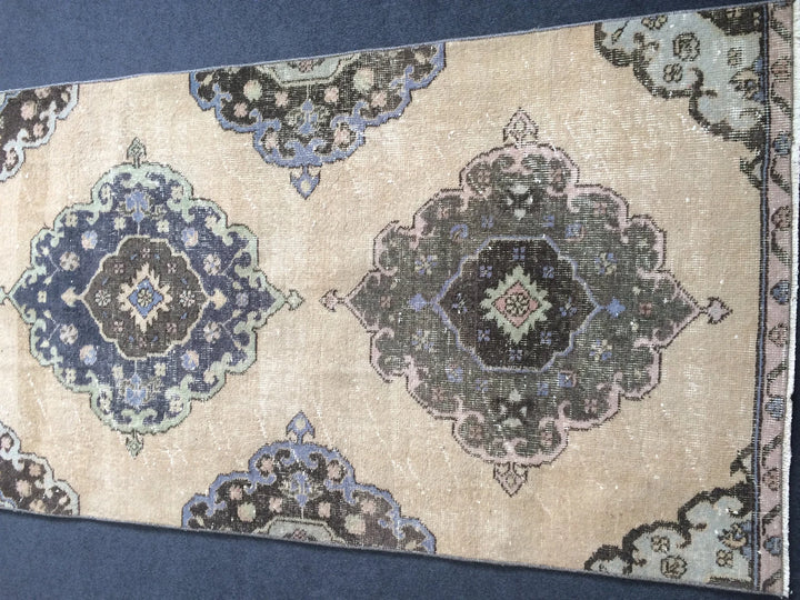 Turkish Runner Rug 3' x 12' 2" Hand-Knotted | No. WR45578