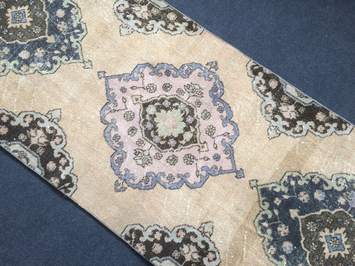 Turkish Runner Rug 3' x 12' 2" Hand-Knotted | No. WR45578
