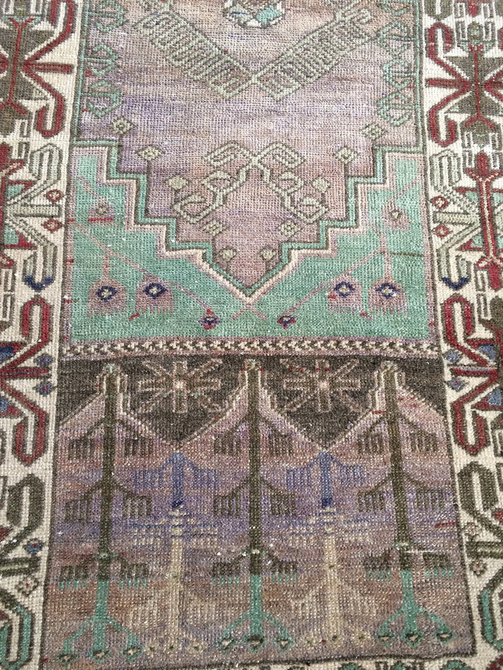 Turkish Runner Rug 3' 7" x 5' 5" Hand-Knotted | No. WR45580