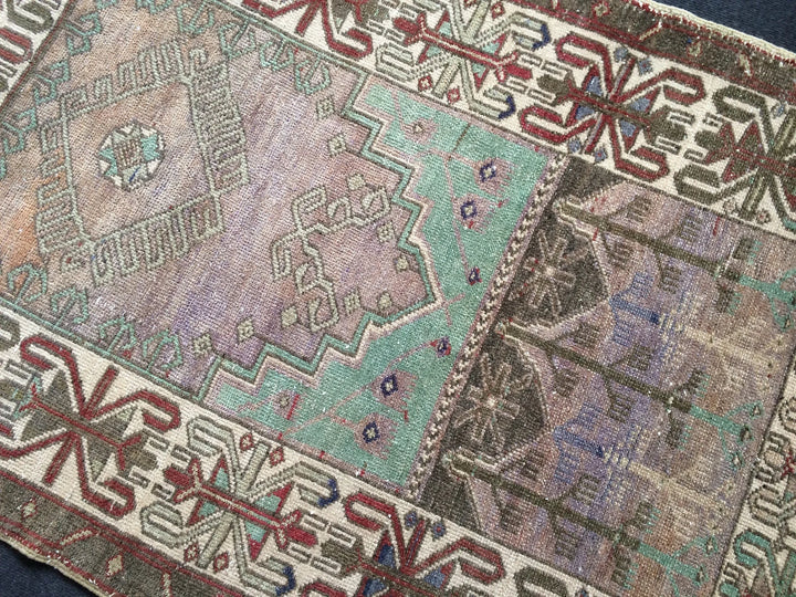 Turkish Runner Rug 3' 7" x 5' 5" Hand-Knotted | No. WR45580