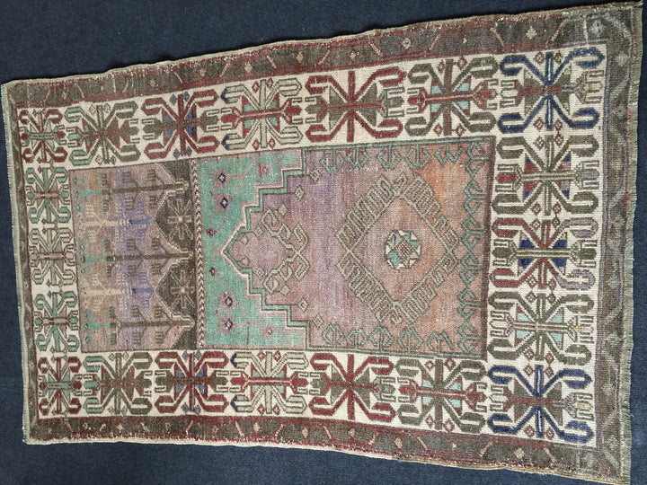 Turkish Runner Rug 3' 7" x 5' 5" Hand-Knotted | No. WR45580