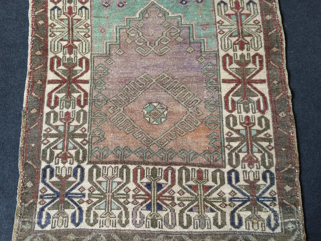 Turkish Runner Rug 3' 7" x 5' 5" Hand-Knotted | No. WR45580