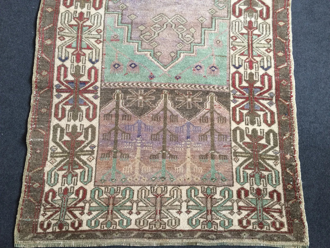 Turkish Runner Rug 3' 7" x 5' 5" Hand-Knotted | No. WR45580