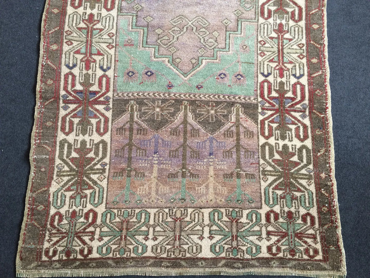 Turkish Runner Rug 3' 7" x 5' 5" Hand-Knotted | No. WR45580