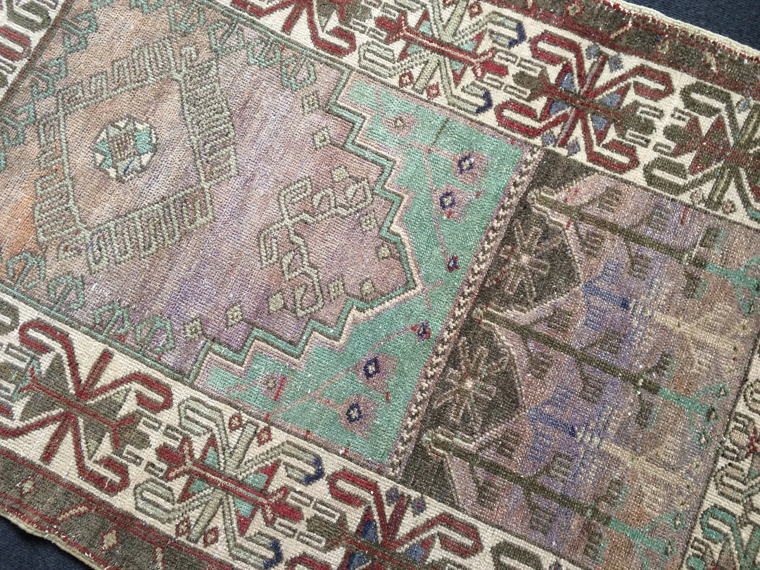 Turkish Runner Rug 3' 7" x 5' 5" Hand-Knotted | No. WR45580