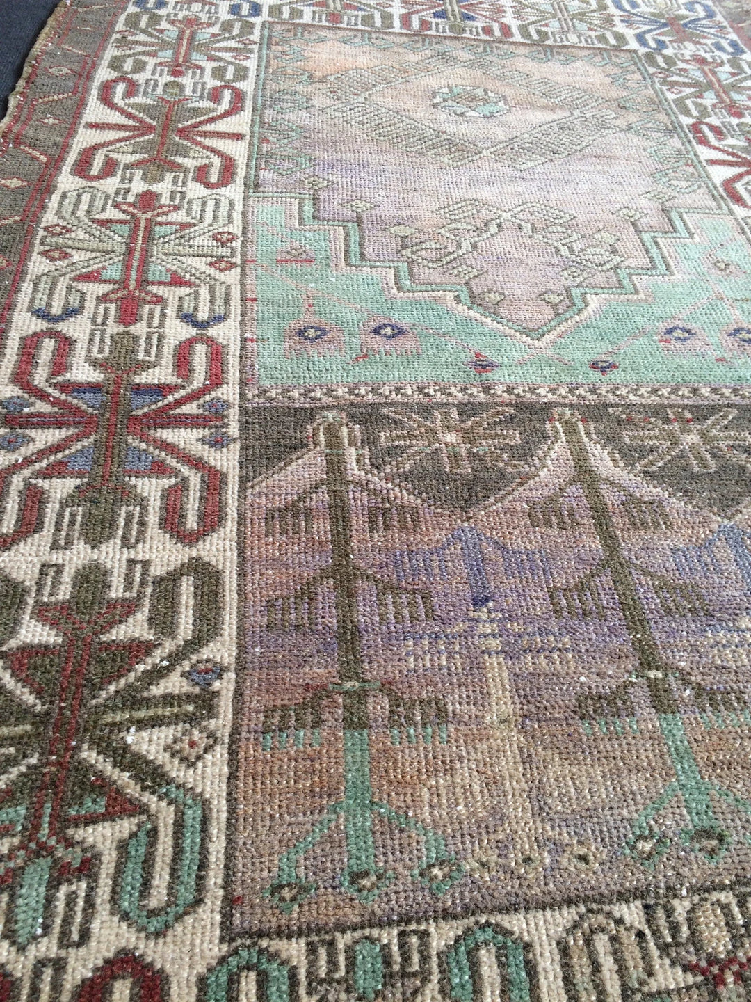 Turkish Runner Rug 3' 7" x 5' 5" Hand-Knotted | No. WR45580