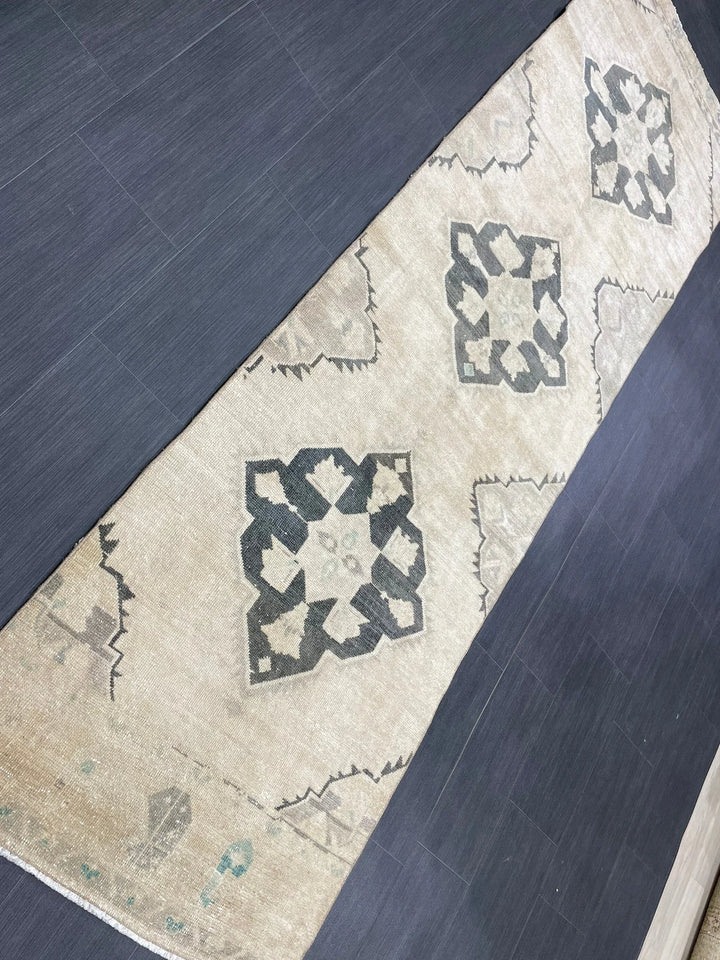 Turkish Runner Rug 2' 9" x 9' 6" Hand-Knotted | No. WR45691
