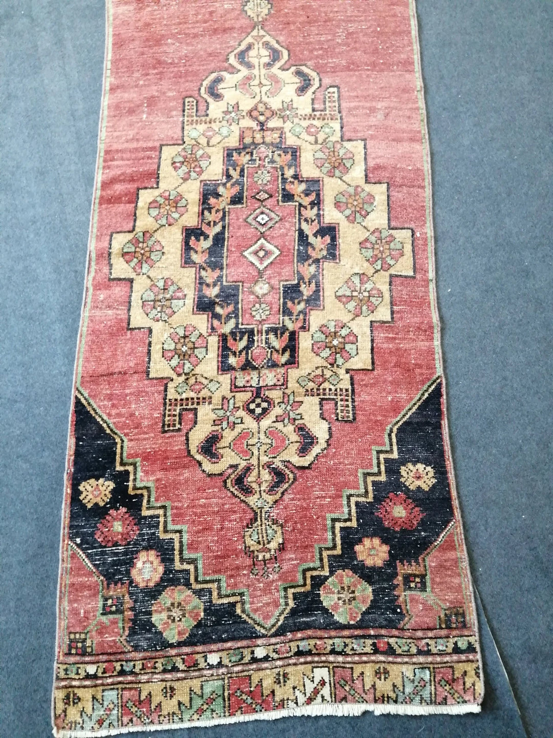 Turkish Runner Rug 2' 10" x 10' 1" Hand-Knotted | No. WR47400
