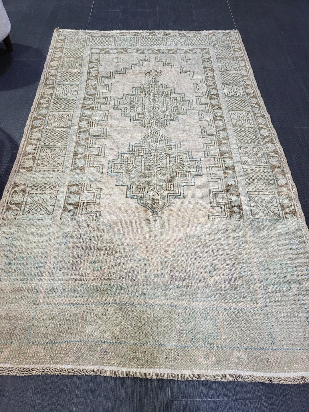 Rust Turkish Vintage Rug 3' 10" x 6' 4" Hand-Knotted | No. WR47890