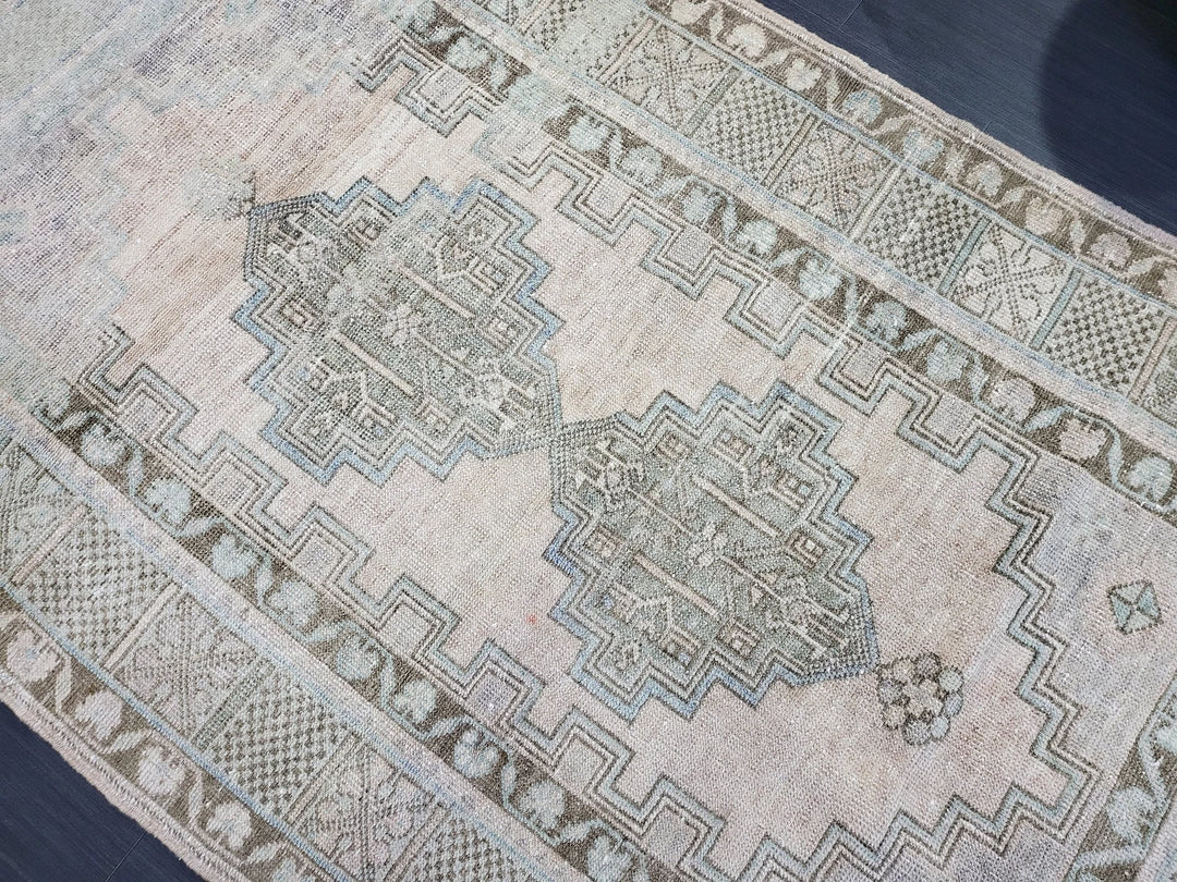 Rust Turkish Vintage Rug 3' 10" x 6' 4" Hand-Knotted | No. WR47890