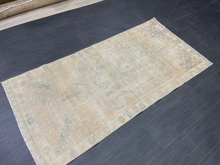 Rust Turkish Runner Rug 3' 5" x 7' 1" Hand-Knotted | No. WR47904