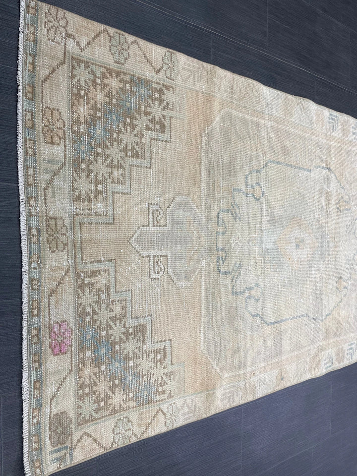 Rust Turkish Runner Rug 3' 5" x 7' 1" Hand-Knotted | No. WR47904