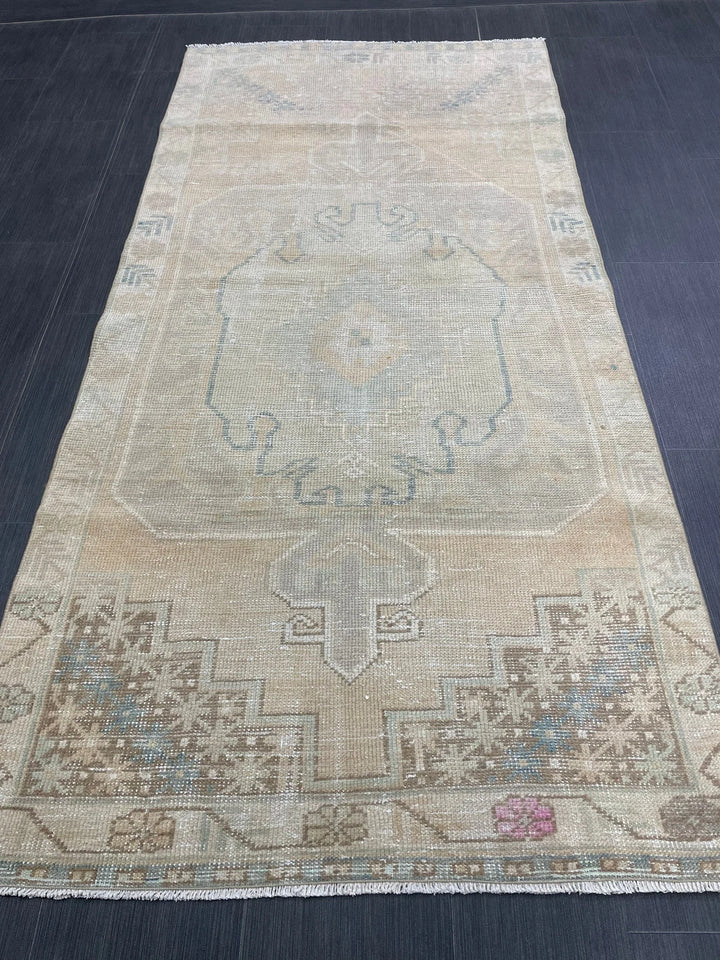 Rust Turkish Runner Rug 3' 5" x 7' 1" Hand-Knotted | No. WR47904