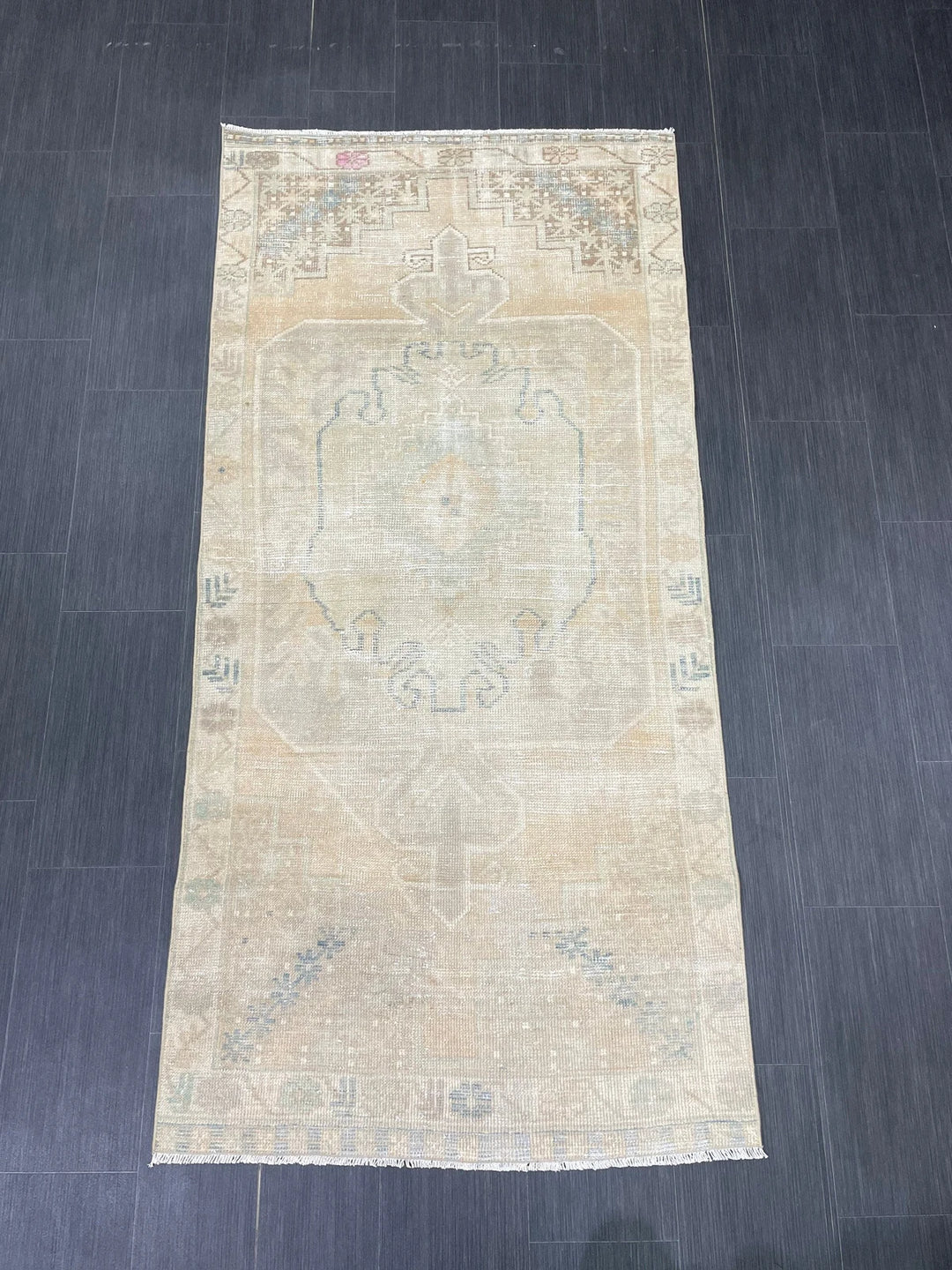Rust Turkish Runner Rug 3' 5" x 7' 1" Hand-Knotted | No. WR47904