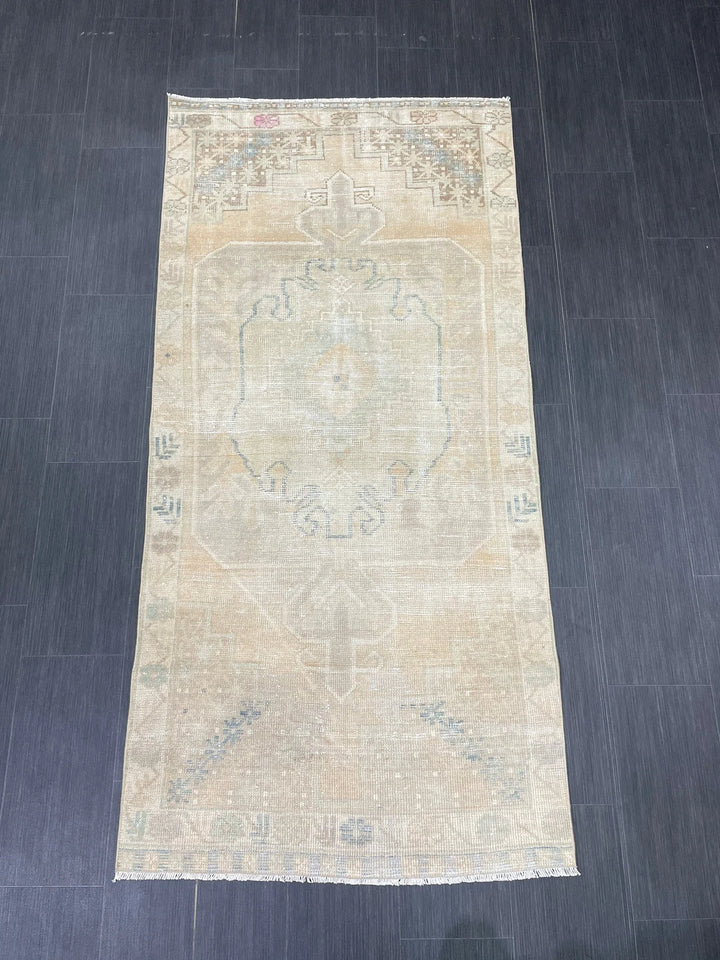 Rust Turkish Runner Rug 3' 5" x 7' 1" Hand-Knotted | No. WR47904