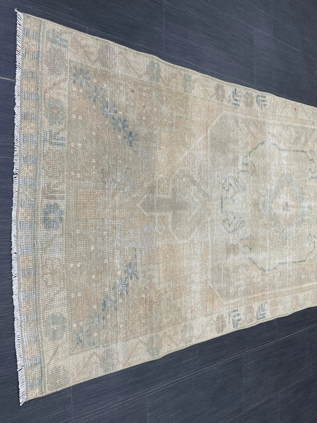 Rust Turkish Runner Rug 3' 5" x 7' 1" Hand-Knotted | No. WR47904