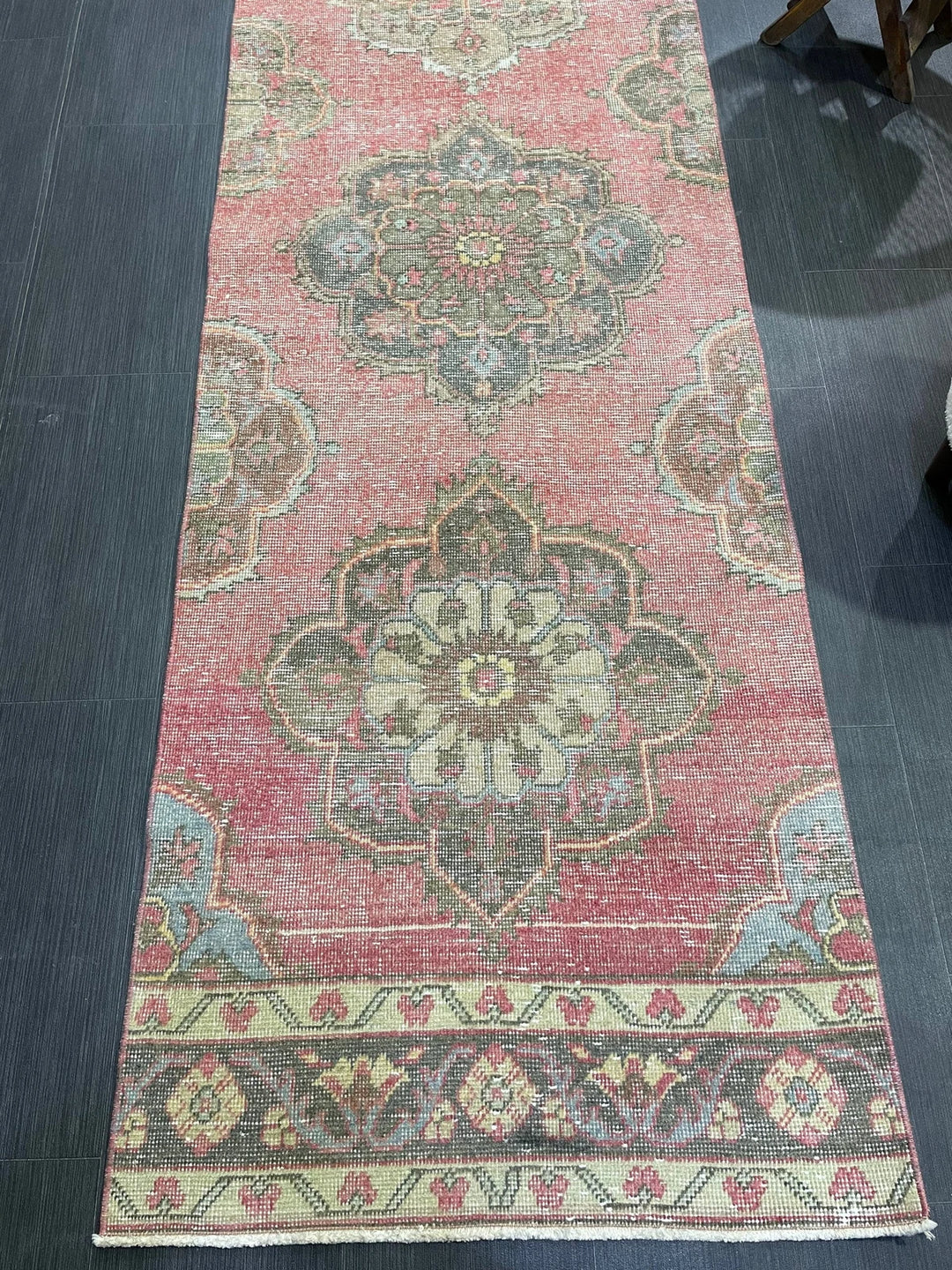 Turkish Runner Rug 2' 8" x 12' 6" Hand-Knotted | No. WR48340