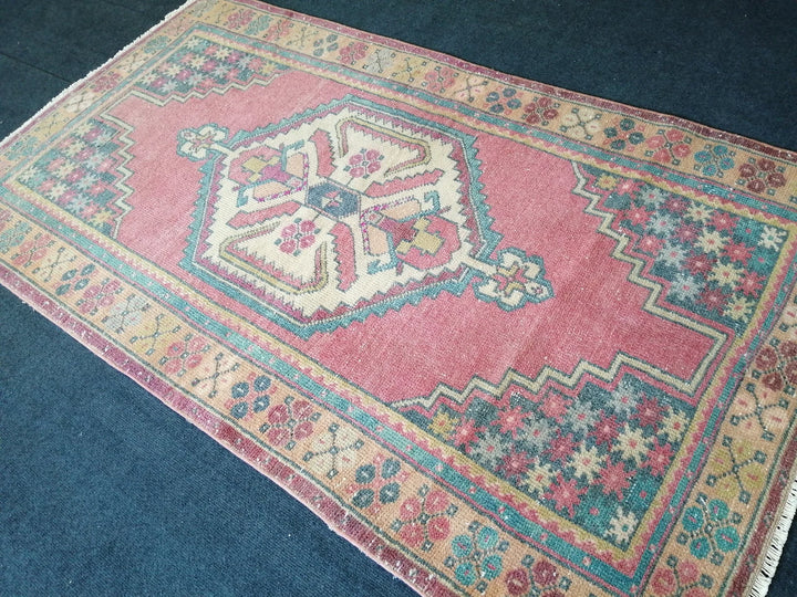 Rust Turkish Runner Rug 3' 6" x 6' 2" Hand-Knotted | No. WR48510