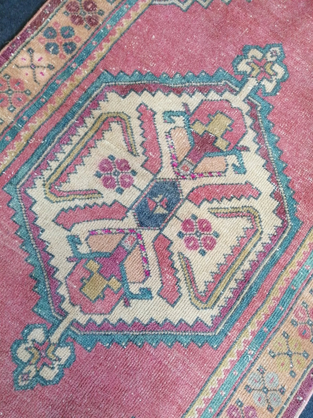 Rust Turkish Runner Rug 3' 6" x 6' 2" Hand-Knotted | No. WR48510