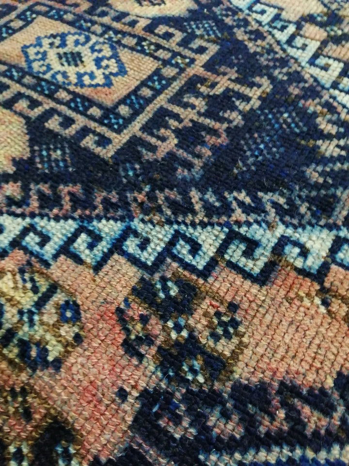 Rust Turkish Runner Rug 4' 11" x 11' 6" Hand-Knotted | No. WR48756