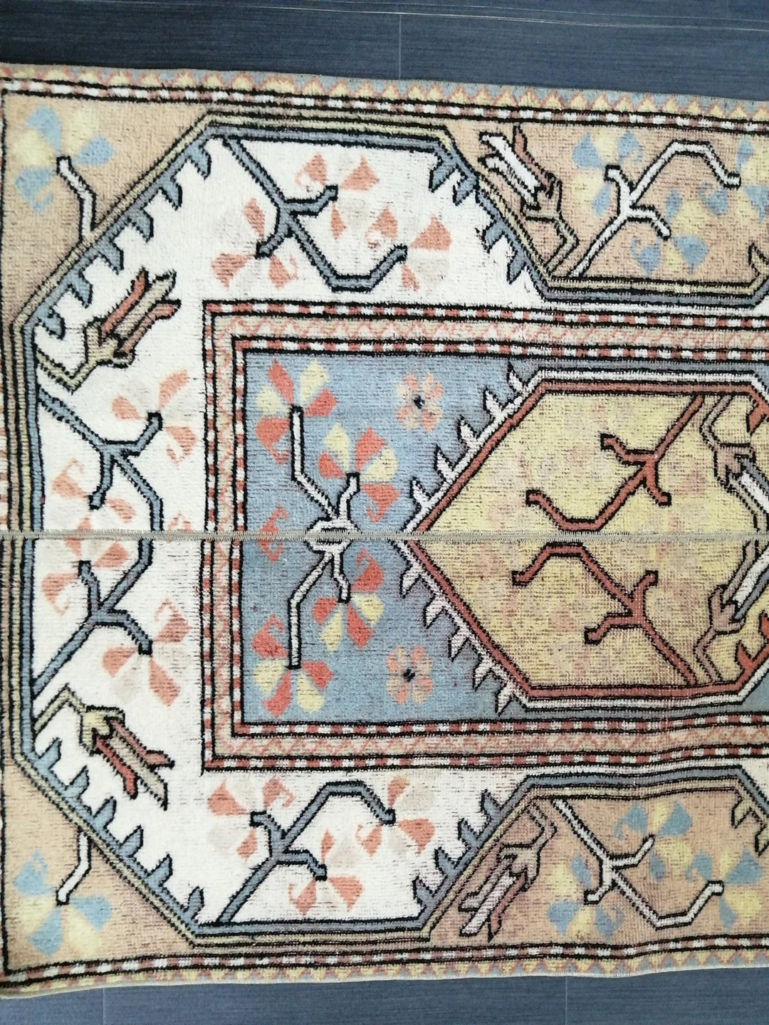 Turkish Runner Rug 3' 2" x 8' 11" Hand-Knotted | No. WR48798