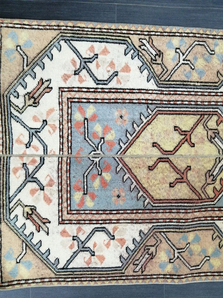 Turkish Runner Rug 3' 2" x 8' 11" Hand-Knotted | No. WR48798