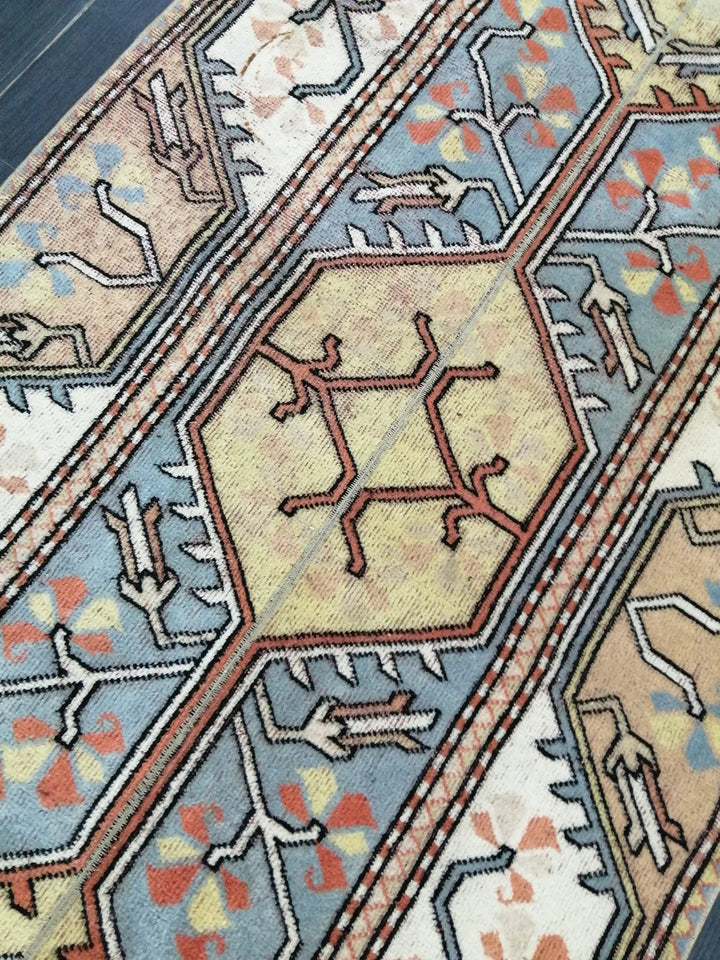 Turkish Runner Rug 3' 2" x 8' 11" Hand-Knotted | No. WR48798
