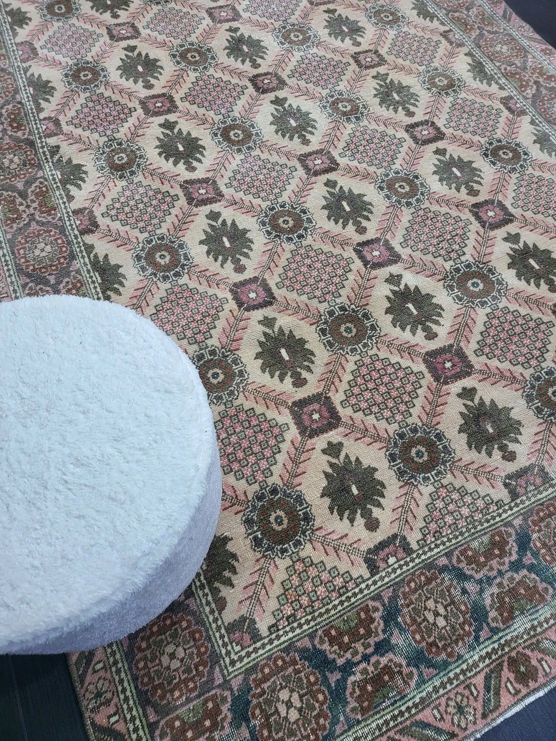 Turkish Oushak Rug 5' 3" x 8' 2" Hand-Knotted | No. WR48980