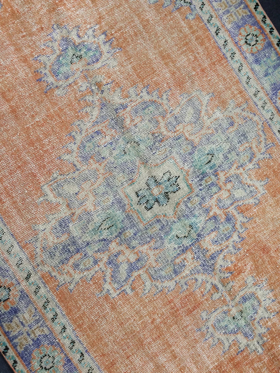 Rust Turkish Runner Rug 5' 7" x 9' 5" Hand-Knotted | No. WR49794