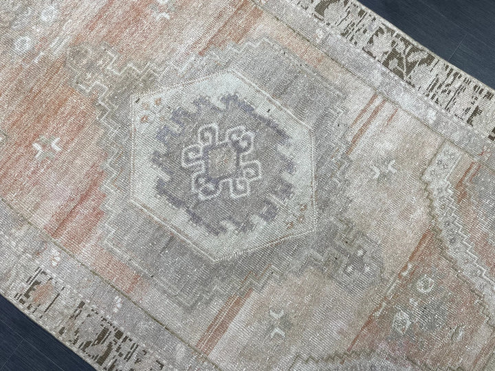 Rust Turkish Runner Rug 4' 2" x 7' 9" Hand-Knotted | No. WR50185