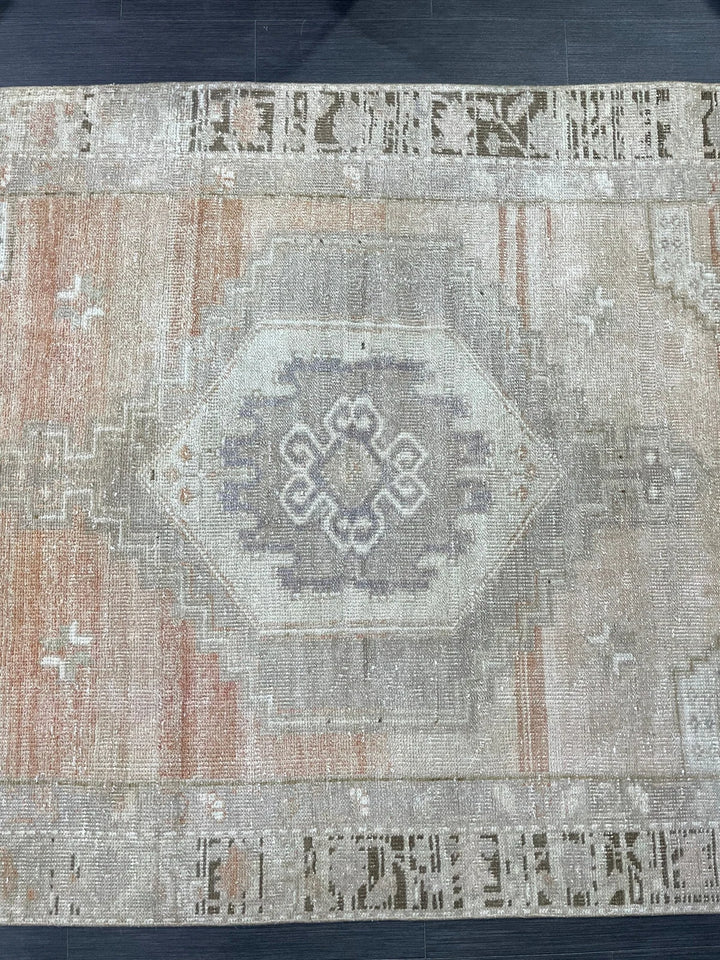 Rust Turkish Runner Rug 4' 2" x 7' 9" Hand-Knotted | No. WR50185