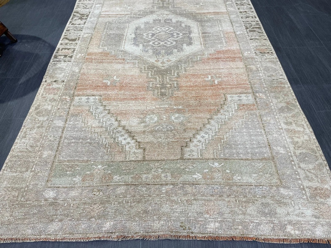 Rust Turkish Runner Rug 4' 2" x 7' 9" Hand-Knotted | No. WR50185