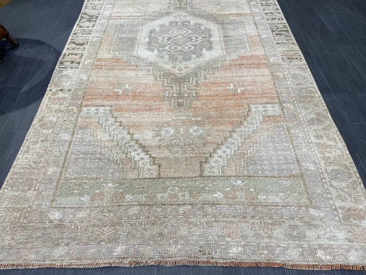 Rust Turkish Runner Rug 4' 2" x 7' 9" Hand-Knotted | No. WR50185