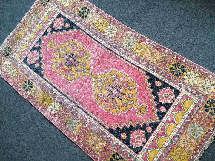 Rust Turkish Runner Rug 3' 10" x 6' 1" Hand-Knotted | No. WR50255