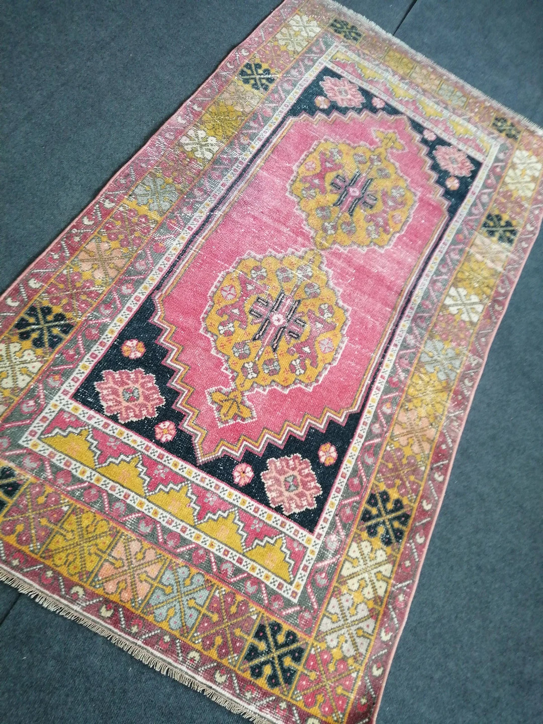 Rust Turkish Runner Rug 3' 10" x 6' 1" Hand-Knotted | No. WR50255