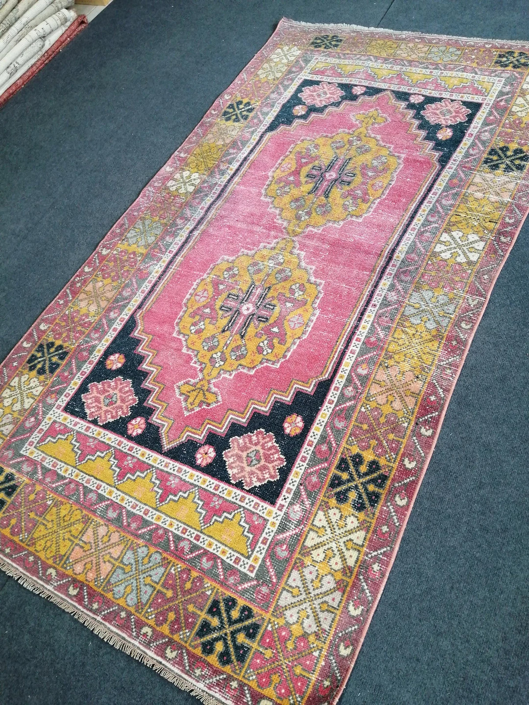 Rust Turkish Runner Rug 3' 10" x 6' 1" Hand-Knotted | No. WR50255