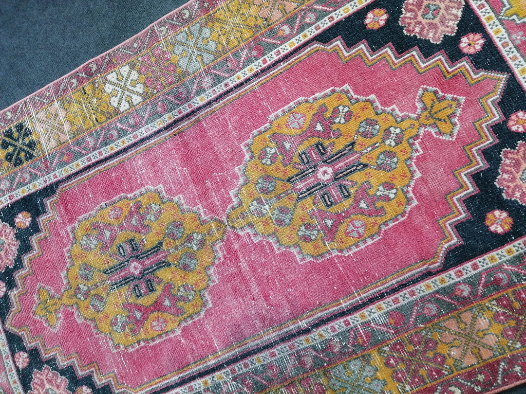 Rust Turkish Runner Rug 3' 10" x 6' 1" Hand-Knotted | No. WR50255