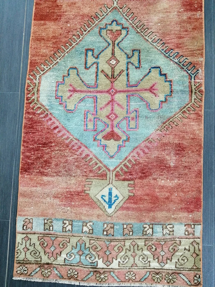 Turkish Runner Rug 2' 3" x 9' 8" Hand-Knotted | No. WR50348