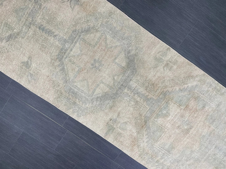 Tan Turkish Runner Rug 2' 9" x 12' 9" Hand-Knotted | No. WR52520