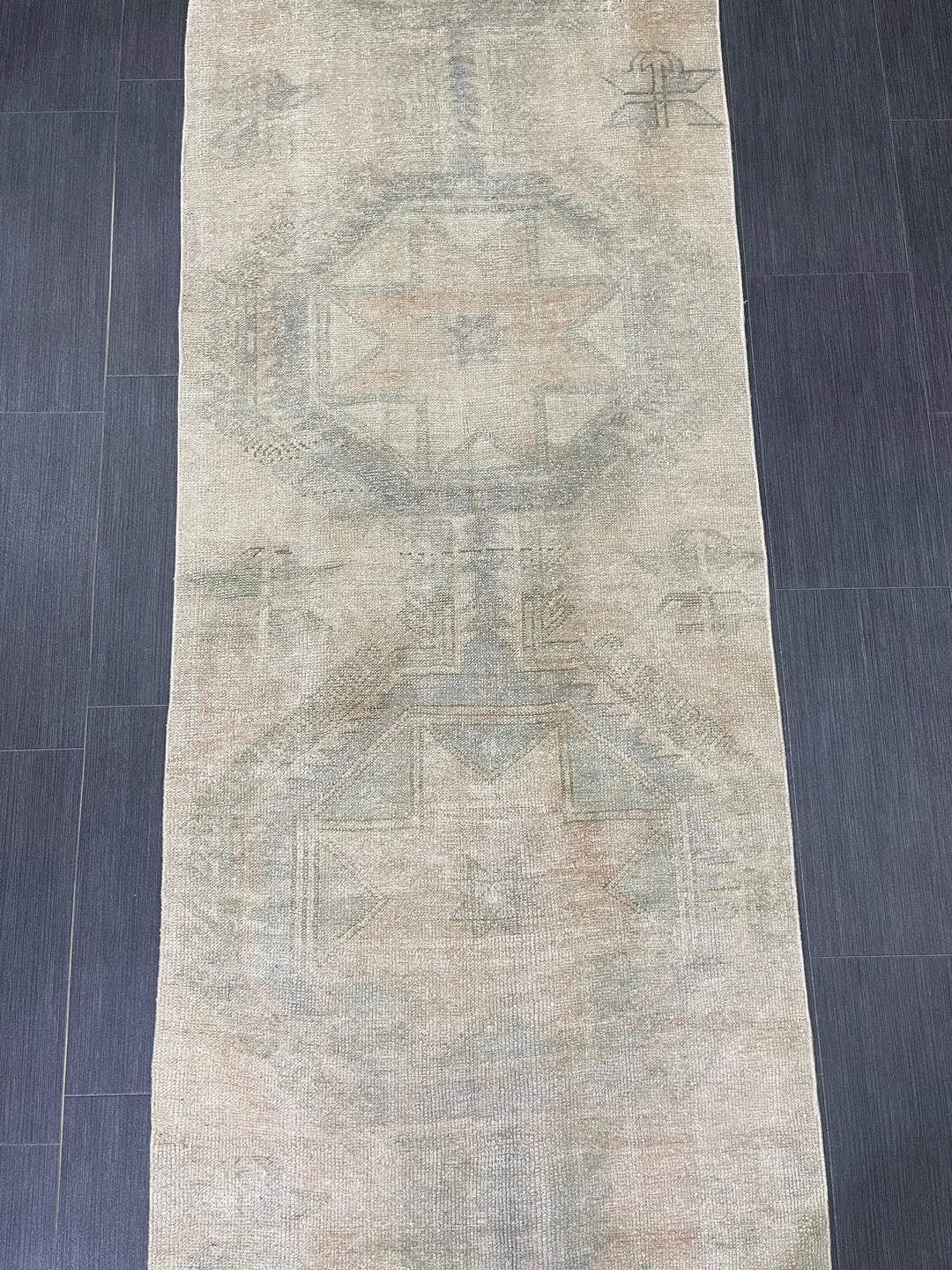 Tan Turkish Runner Rug 2' 9" x 12' 9" Hand-Knotted | No. WR52520