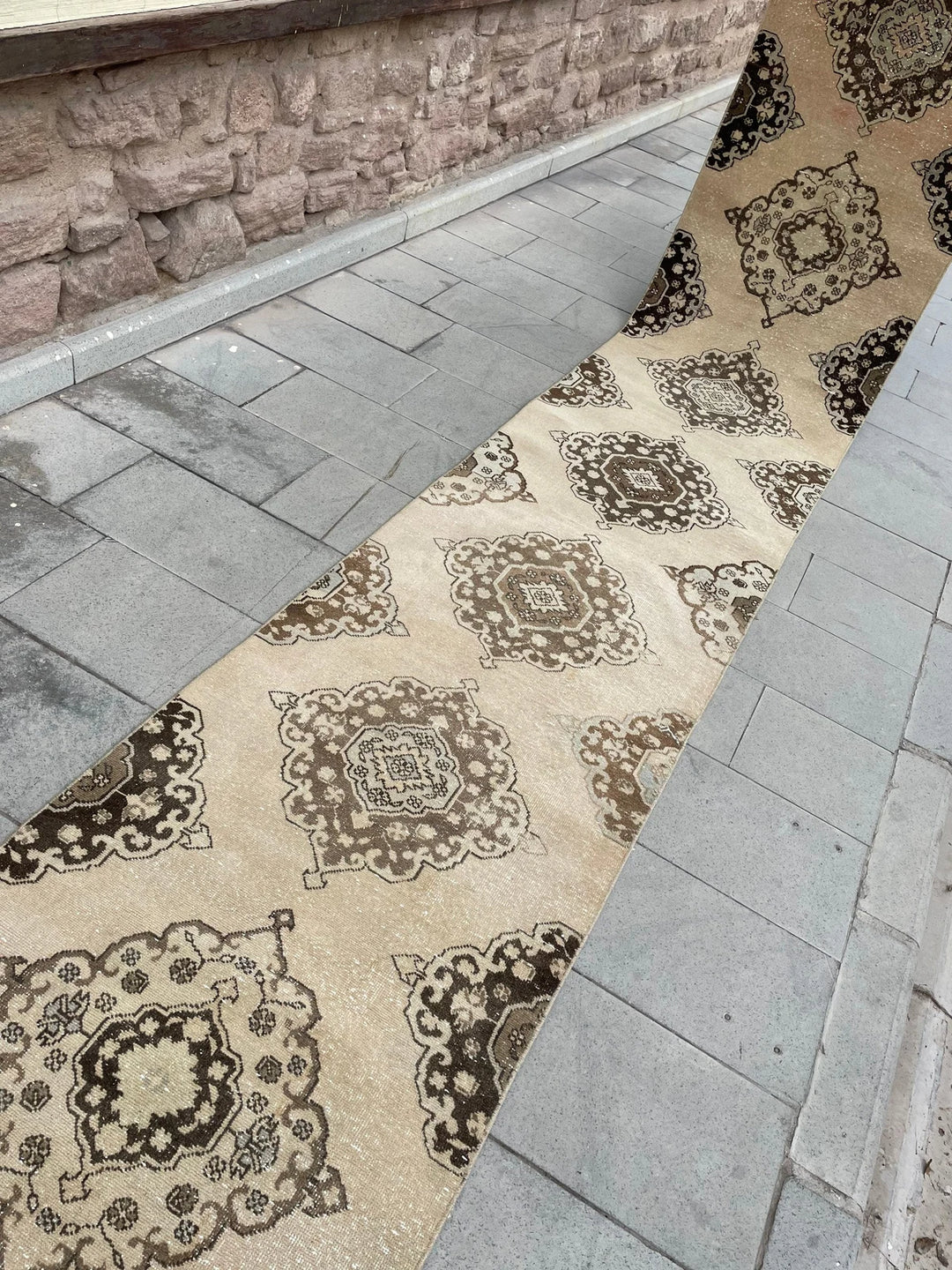 Pink Turkish Runner Rug 2' 10" x 22' 8" Hand-Knotted | No. WR52529