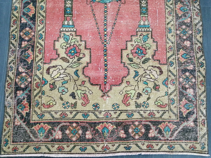 Rust Turkish Runner Rug 3' 10" x 5' 10" Hand-Knotted | No. WR52679