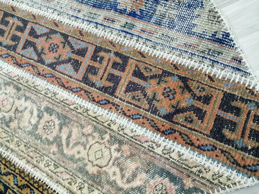 Rust Turkish Runner Rug 5' 7" x 7' 10" Hand-Knotted | No. WR53333