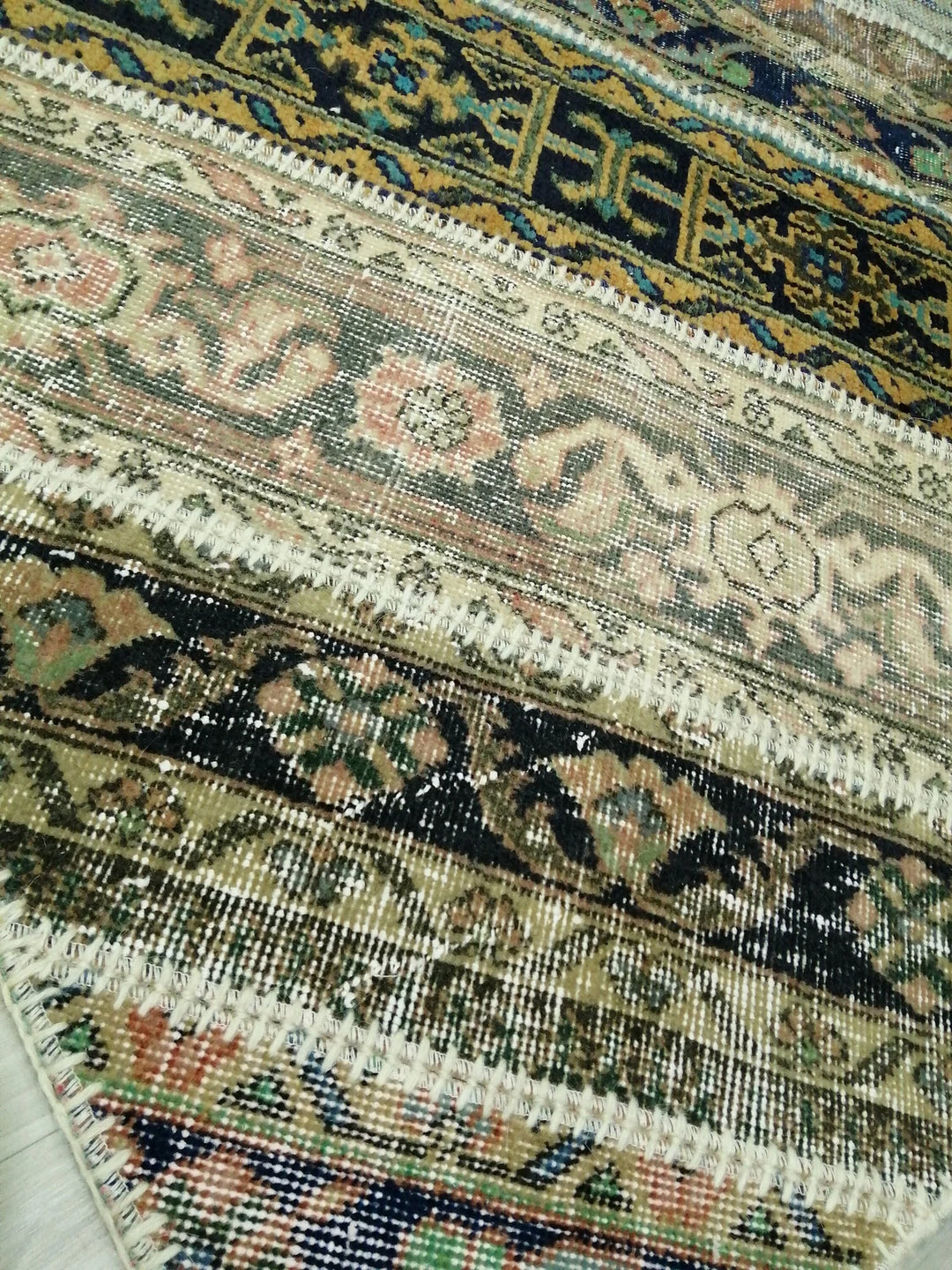 Rust Turkish Runner Rug 5' 7" x 7' 10" Hand-Knotted | No. WR53333